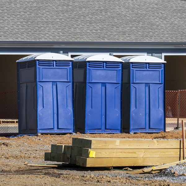 is there a specific order in which to place multiple porta potties in Boiceville